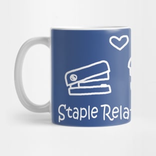 Staple Relationship White Pocket Mug